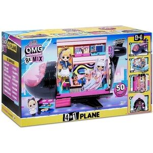 L.O.L Surprise OMG Remix 4-in-1 Plane Playset Transforms With 50 Surprises NEW